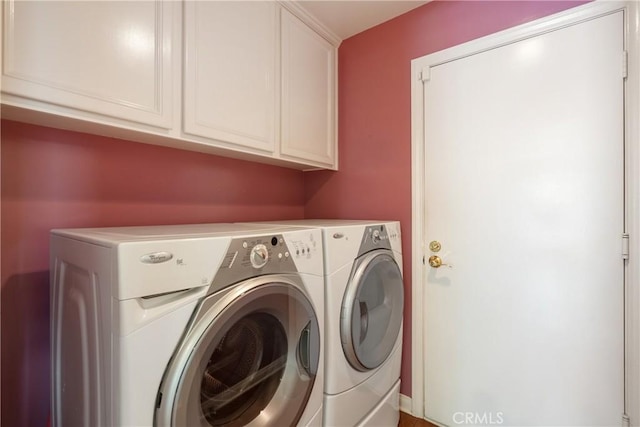 9320 Isaac Lord Dr, Rancho Cucamonga, CA 91701 - laundry room featuring washing machine and clothes dryer and cabinet space