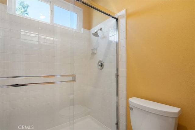 9320 Isaac Lord Dr, Rancho Cucamonga, CA 91701 - full bathroom featuring toilet and a stall shower