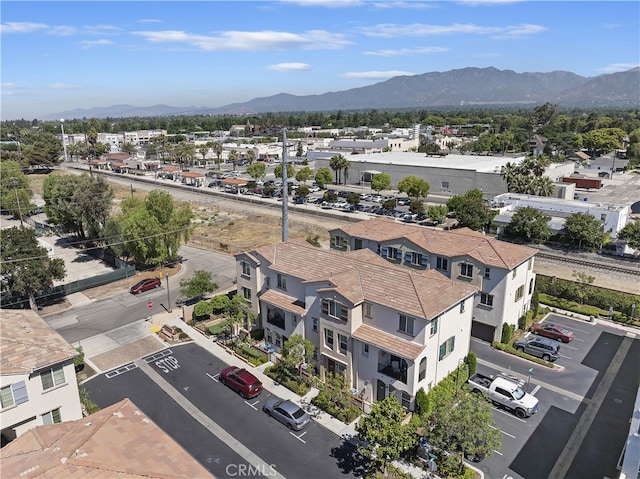 384 Ruby Red Ln, Upland, CA 91786 - bird's eye view of a mountainous background