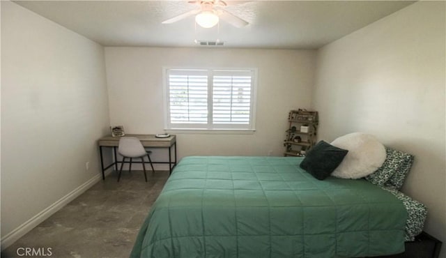 18224 Kalin Ranch Dr, Victorville, CA 92395 - bedroom with baseboards and a ceiling fan