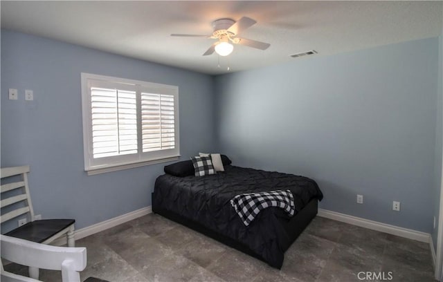 18224 Kalin Ranch Dr, Victorville, CA 92395 - bedroom with baseboards and ceiling fan
