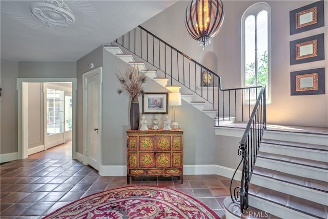 1205 W Highland, Redlands, CA 92373 - stairs with baseboards
