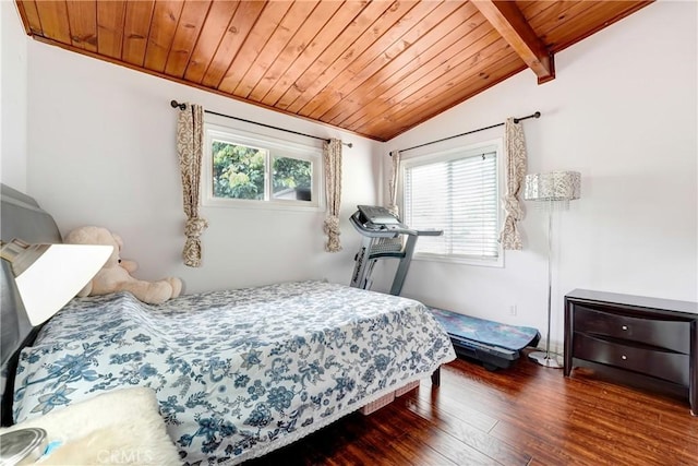 137 N Viceroy Ave, Azusa, CA 91702 - bedroom with wood ceiling and dark wood finished floors