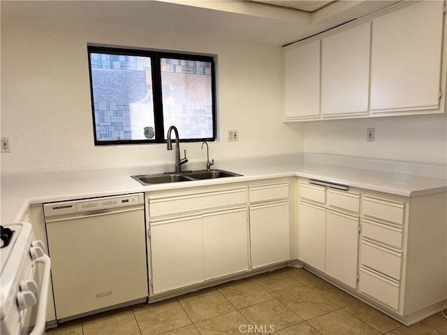 102 Park Shadow Ct, Baldwin Park, CA 91706 - kitchen with dishwasher, range, light countertops, and light tile patterned floors
