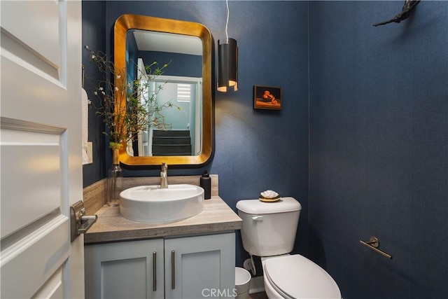 35 Ebb Tide Cir, Newport Beach, CA 92663 - half bath featuring toilet and vanity