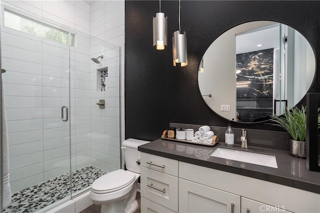 35 Ebb Tide Cir, Newport Beach, CA 92663 - bathroom with a shower stall and vanity
