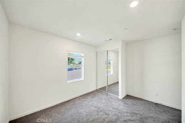 41207 Alegria Ln, Lake Elsinore, CA 92532 - unfurnished bedroom featuring carpet flooring, recessed lighting, and a closet