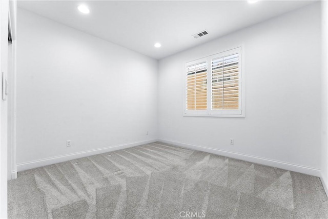 2825 Villa Catalonia Ct, Corona, CA 92881 - carpeted empty room featuring baseboards and recessed lighting