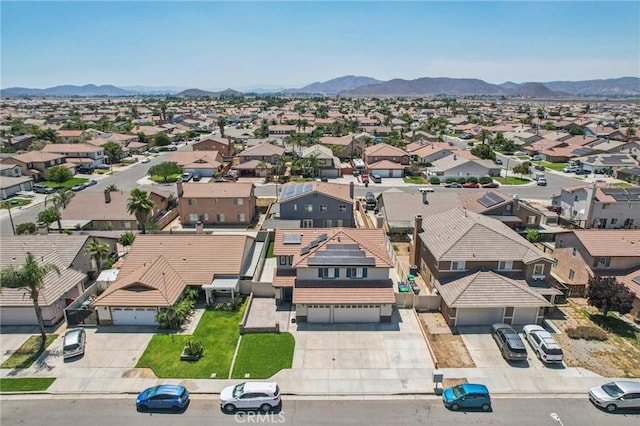 1519 Bluejay Way, Hemet, CA 92545 - aerial view of residential area featuring a mountainous background