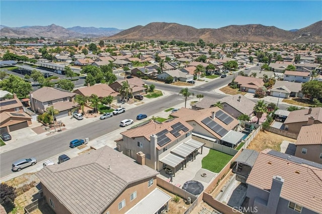 1519 Bluejay Way, Hemet, CA 92545 - aerial perspective of suburban area with a mountainous background