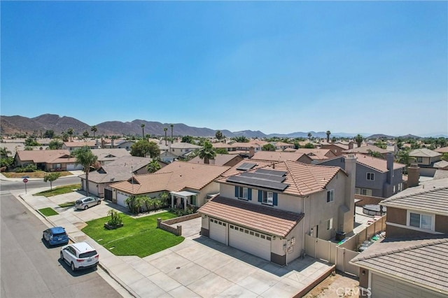 1519 Bluejay Way, Hemet, CA 92545 - aerial perspective of suburban area featuring a mountainous background