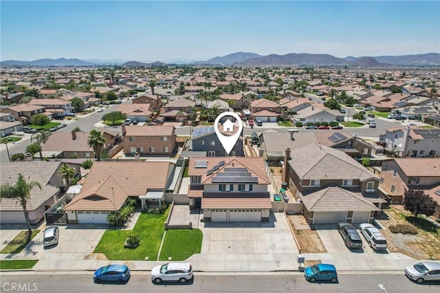 1519 Bluejay Way, Hemet, CA 92545 - aerial view of residential area featuring a mountainous background