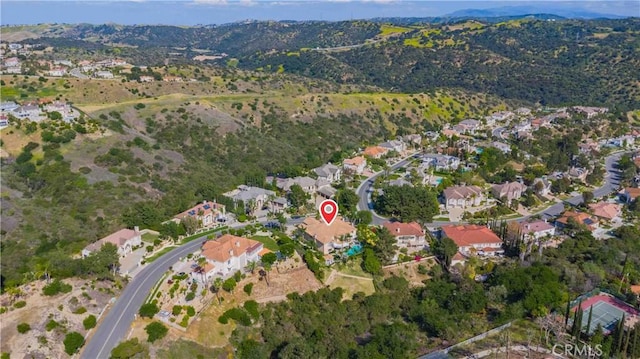 2809 Oak Knoll Dr, Diamond Bar, CA 91765 - view of property location with nearby suburban area and a mountain backdrop
