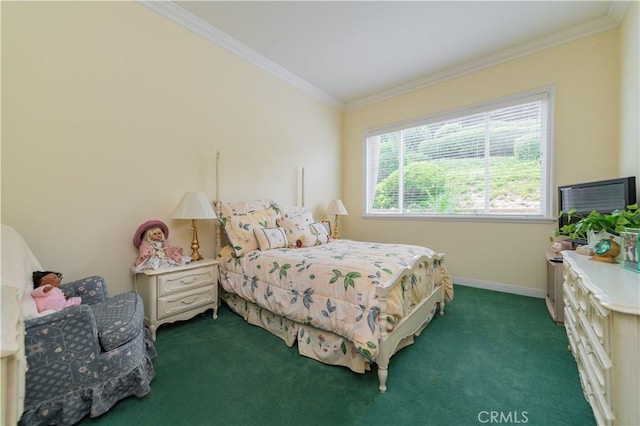 2809 Oak Knoll Dr, Diamond Bar, CA 91765 - bedroom featuring carpet floors and ornamental molding