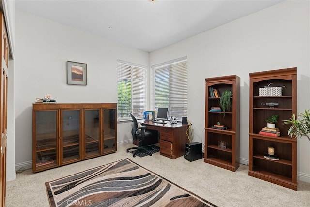 12703 Paso Verde Ct, Atascadero, CA 93422 - carpeted home office with baseboards