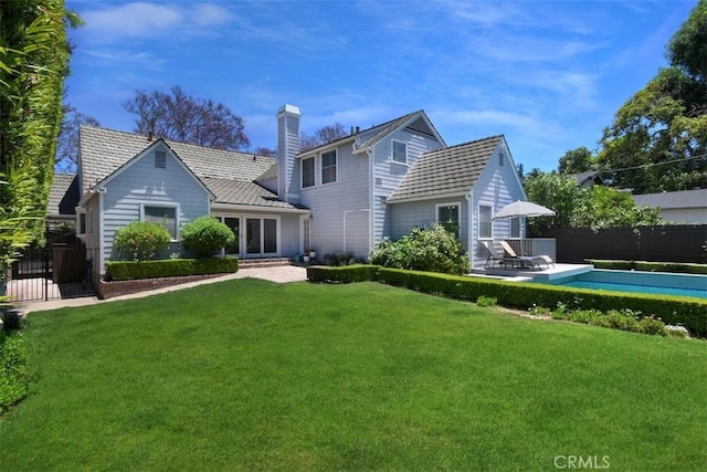 4161 Dixie Canyon Ave, Sherman Oaks, CA 91423 - view of front of house with a chimney