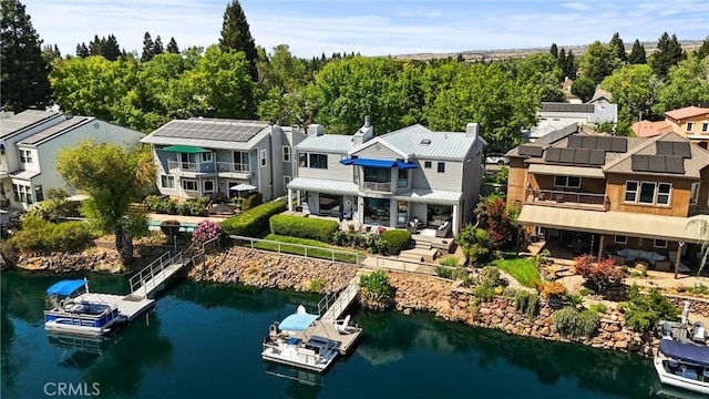 5 Catalina Point Rd, Chico, CA 95928 - aerial view of residential area with a nearby body of water