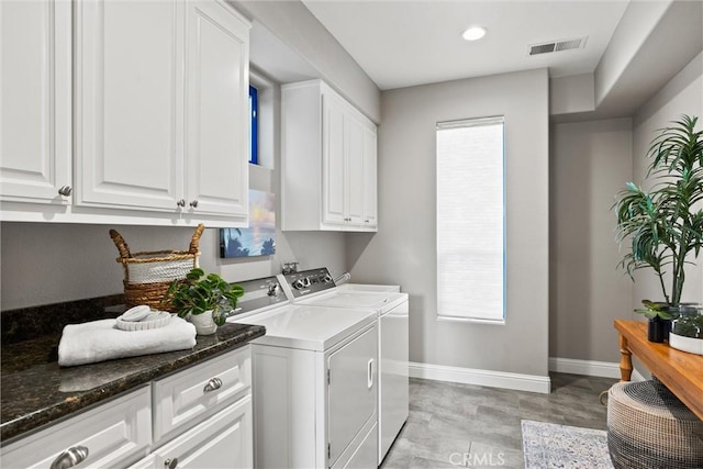 5 Catalina Point Rd, Chico, CA 95928 - laundry room with washing machine and dryer, cabinet space, and recessed lighting
