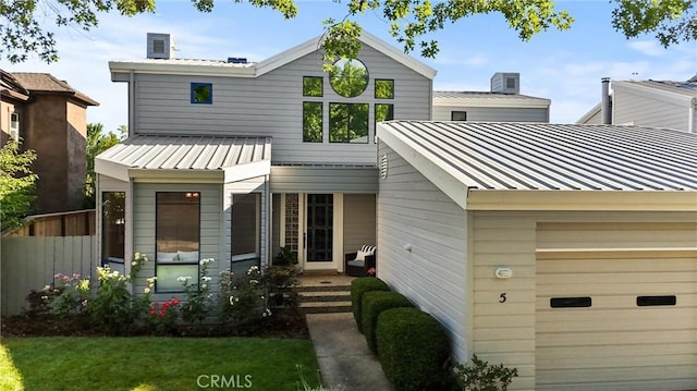 5 Catalina Point Rd, Chico, CA 95928 - view of front of property featuring a standing seam roof and a metal roof