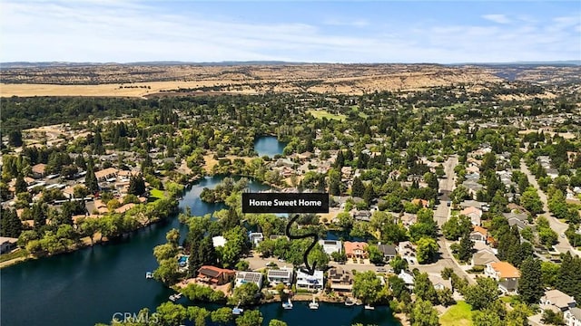 5 Catalina Point Rd, Chico, CA 95928 - aerial view of property's location featuring a large body of water