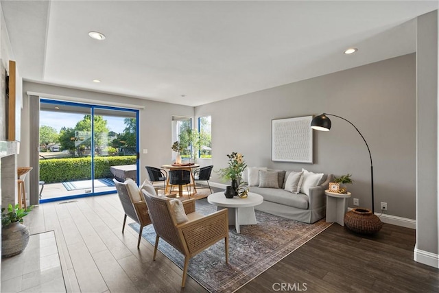 5 Catalina Point Rd, Chico, CA 95928 - living room with wood finished floors and recessed lighting