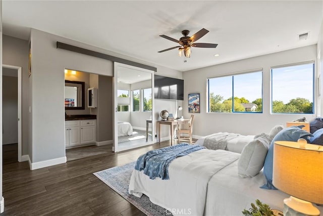 5 Catalina Point Rd, Chico, CA 95928 - bedroom featuring dark wood-type flooring and recessed lighting