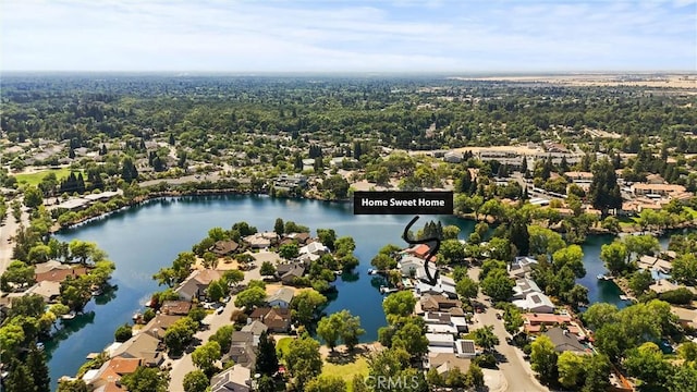 5 Catalina Point Rd, Chico, CA 95928 - aerial perspective of suburban area with a large body of water