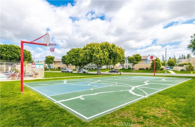 54 Kazan St Unit 27, Irvine, CA 92604 - view of basketball court featuring community basketball court and a lawn