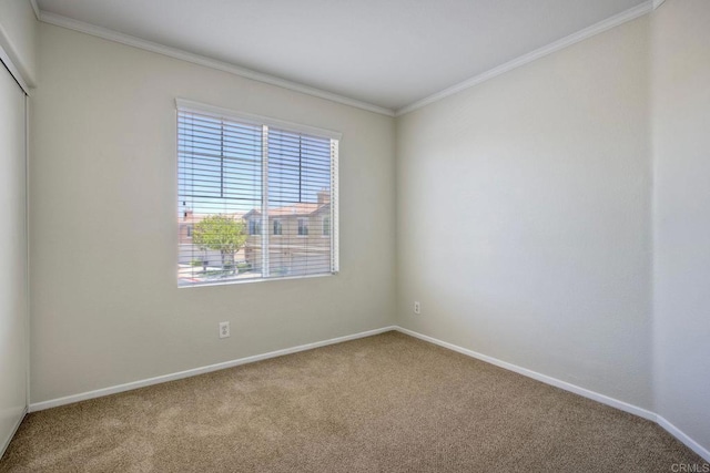 33657 Emerson Way Unit C, Temecula, CA 92592 - empty room featuring carpet and crown molding