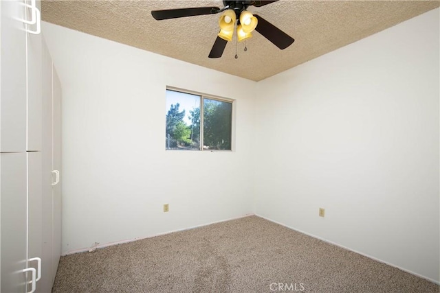 46404 Kings Canyon Rd, Lancaster, CA 93536 - carpeted empty room featuring ceiling fan and a textured ceiling