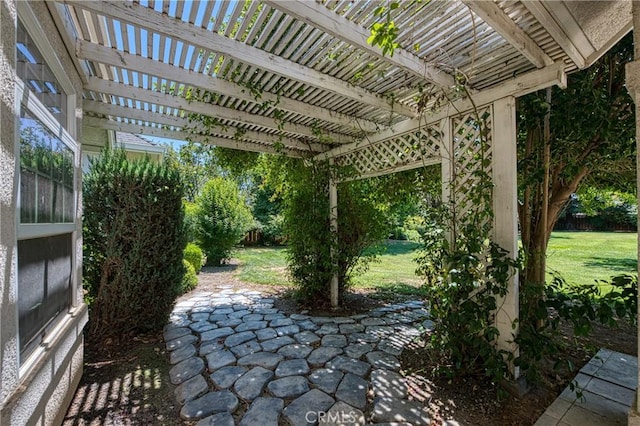 2457 Remington Ct, Merced, CA 95340 - view of patio with a pergola