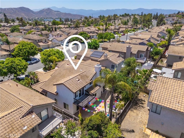 2981 Pembroke Cir, Corona, CA 92879 - aerial view of residential area featuring mountains