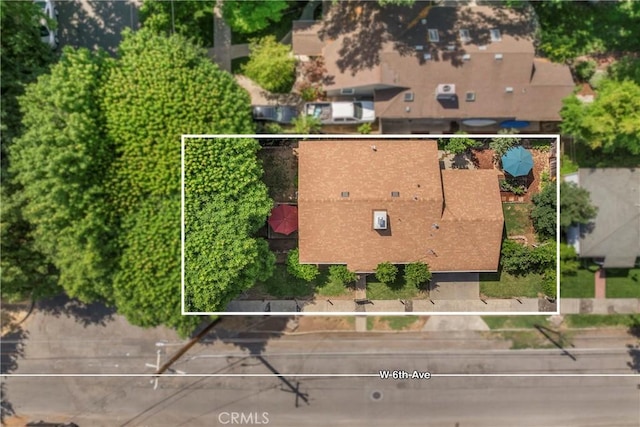 401 W 6th Ave, Chico, CA 95926 - aerial view of property's location featuring property parcel outlined