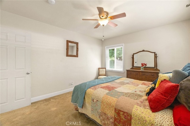 401 W 6th Ave, Chico, CA 95926 - carpeted bedroom with baseboards and ceiling fan
