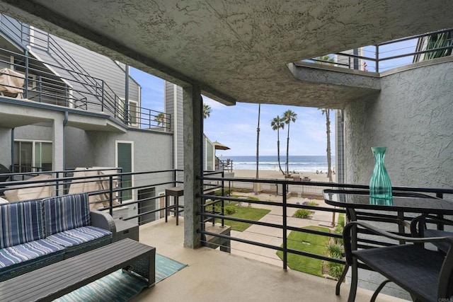 804 N The Strand Unit 11, Oceanside, CA 92054 - balcony with view of water and beach