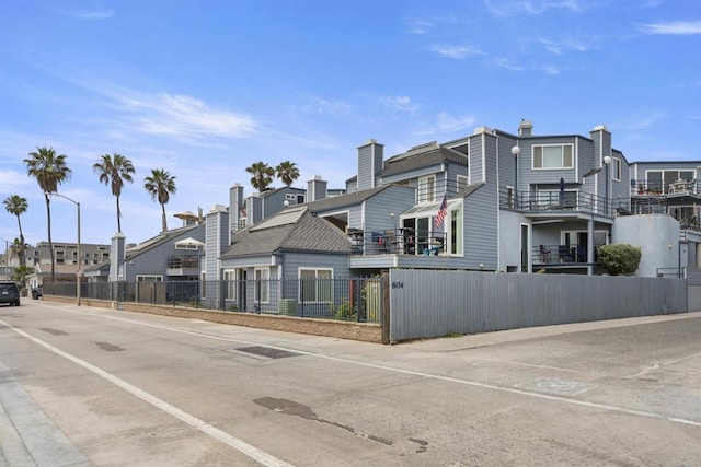 804 N The Strand Unit 11, Oceanside, CA 92054 - view of asphalt road with a residential view and sidewalks