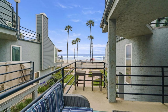 804 N The Strand Unit 11, Oceanside, CA 92054 - balcony with view of water and beach