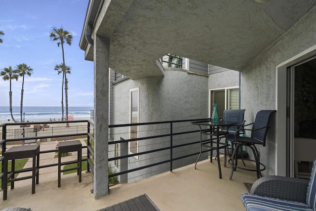 804 N The Strand Unit 11, Oceanside, CA 92054 - balcony featuring view of water and beach