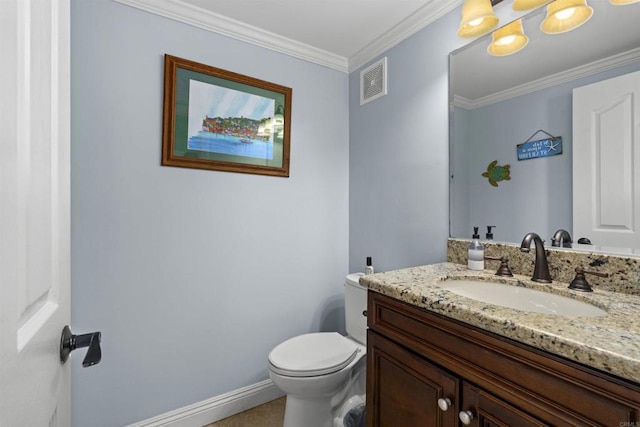 804 N The Strand Unit 11, Oceanside, CA 92054 - bathroom featuring vanity and crown molding