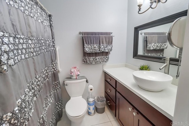 8036 Linda Vista Rd Unit 1F, San Diego, CA 92111 - bathroom featuring vanity and tile patterned flooring