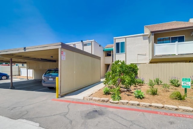 8036 Linda Vista Rd Unit 1F, San Diego, CA 92111 - view of covered parking lot