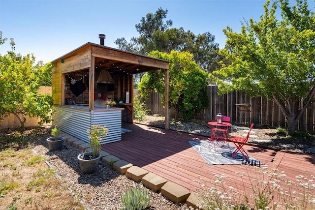 448 Grove Ln, Nipomo, CA 93444 - wooden deck featuring a fenced backyard