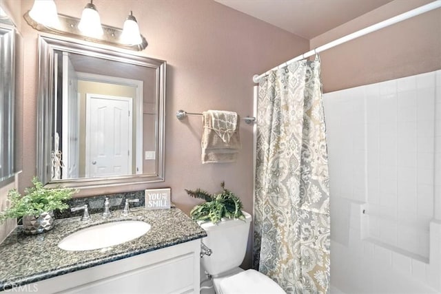 448 Grove Ln, Nipomo, CA 93444 - full bathroom with vanity and shower / bath combo with shower curtain