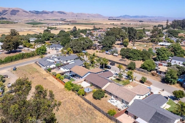 448 Grove Ln, Nipomo, CA 93444 - aerial perspective of suburban area with a mountain backdrop