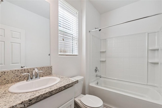 6648 E Yale, Fresno, CA 93727 - full bath featuring vanity and shower / bathtub combination