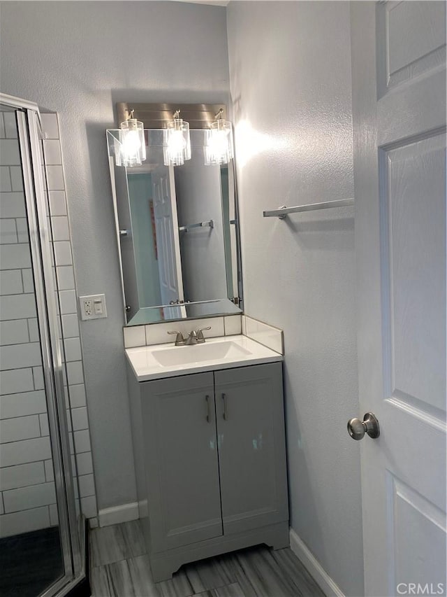 10815 Gorman Ave, Los Angeles, CA 90059 - full bathroom with vanity and a shower stall