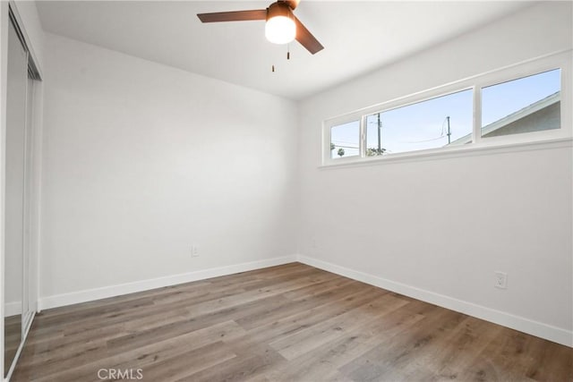 1132 Broadmoor Ave, La Puente, CA 91744 - spare room featuring ceiling fan and wood finished floors