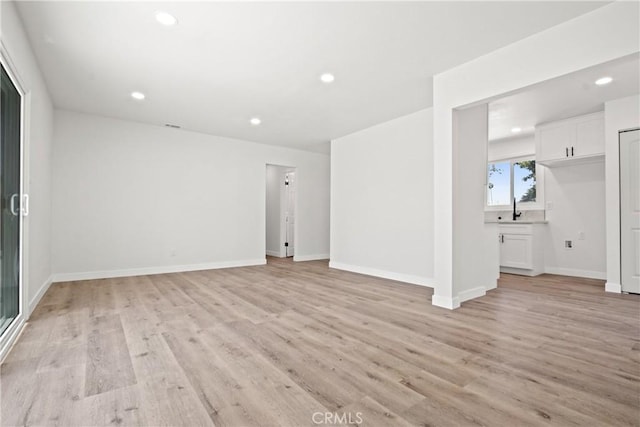 1132 Broadmoor Ave, La Puente, CA 91744 - spare room with recessed lighting and light wood-style flooring
