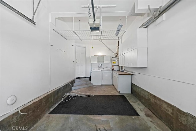 125 Draft Way, Placentia, CA 92870 - garage with washing machine and dryer and a garage door opener