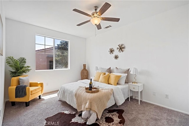 125 Draft Way, Placentia, CA 92870 - bedroom featuring carpet flooring and a ceiling fan